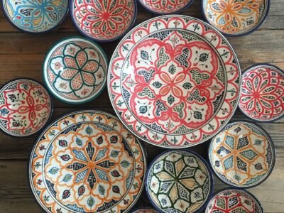 Moroccan Hand-Printed Ceramics