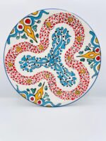 Hand-painted ceramic plate