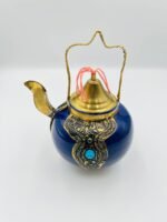 Ceramic and copper teapot for decoration.