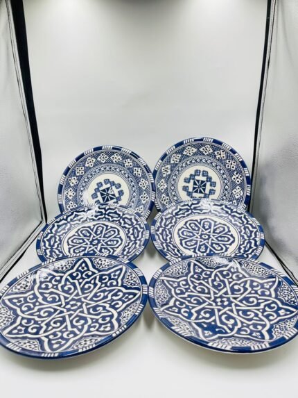 Moroccan ceramic table service