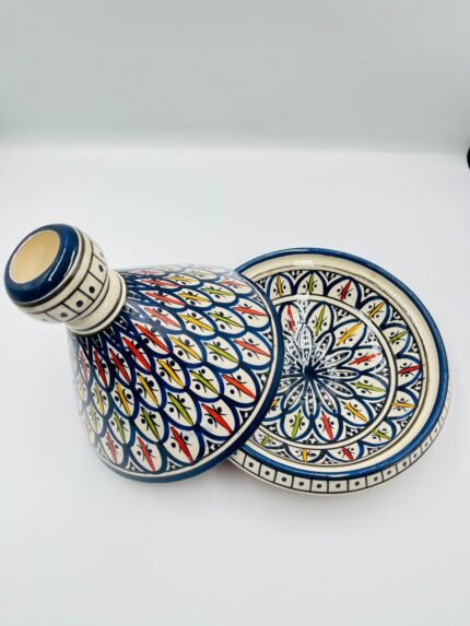 Handmade ceramic Moroccan tagine