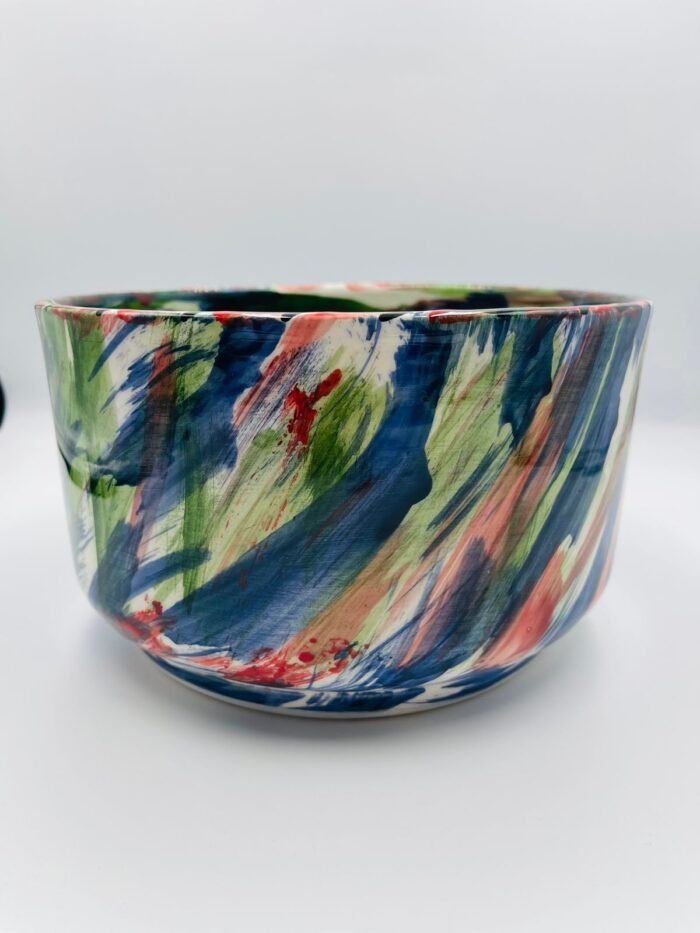 colorful ceramic bowl